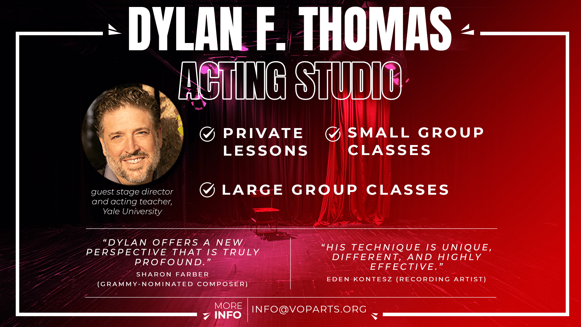 Acting Class with Dylan F. Thomas | VOPA.org